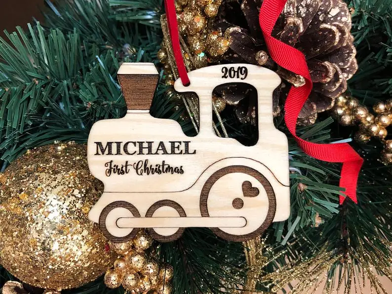 

Personalized Baby's First Christmas Gift Ornament, New Parent Christmas Ornament, Baby Christmas Keepsake, Personalized Christma