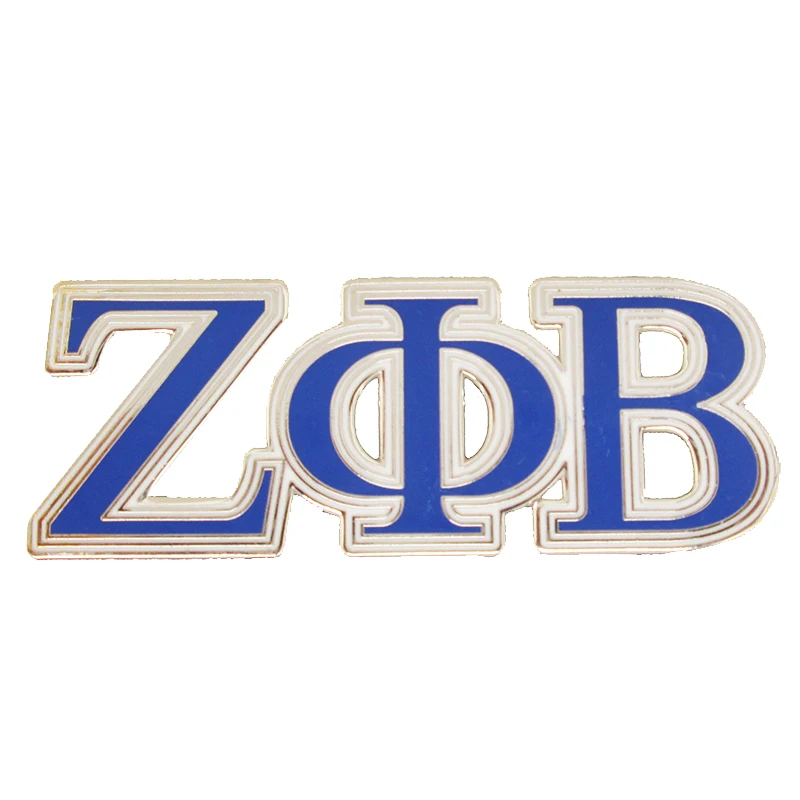 zeta phi beta sorority pin badge