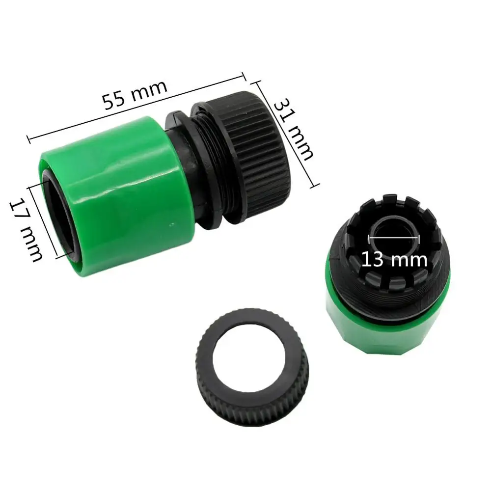 1 Pcs 1/2' Hose Connector Garden Tools Quick Connectors Repair Damaged Leaky Adapter Garden Water Irrigation Connector Joints