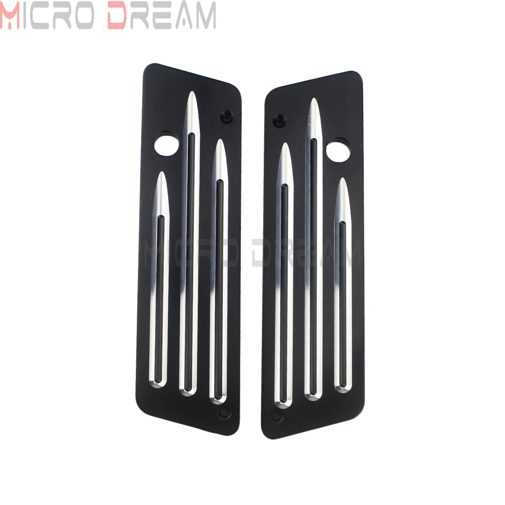 غطاء مزلاج للدراجة النارية مع مسامير تثبيت لـ Harley Touring Electra Street Glide 1993-2013 Touring Road King FLH FLT