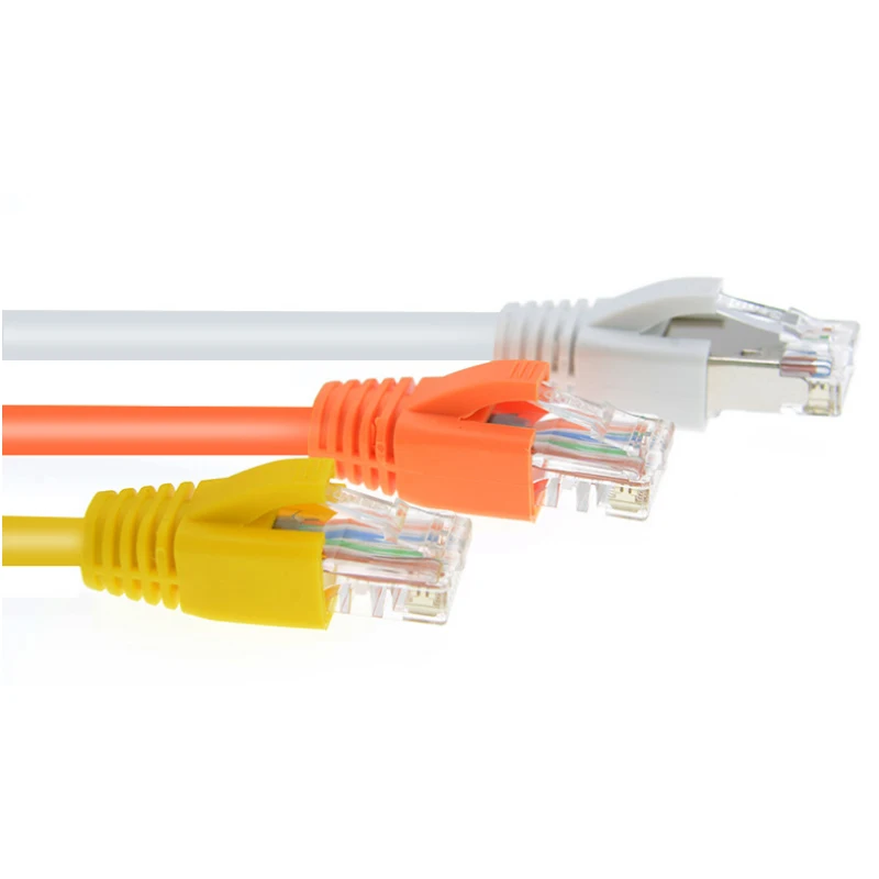 OULLX RJ45 Cat7 Caps Cat6a Network Ethernet Cable Connector Cat 7 Plug Protective Pure Colour Boots Sheath Color Bush OD 8.5mm