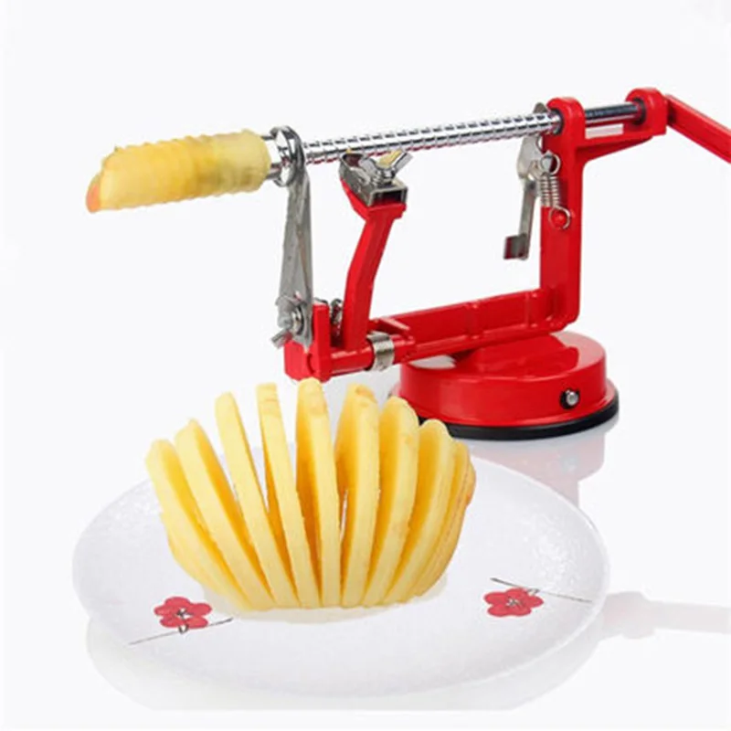 3in Steel Fruit Potato Apple Machine Peeler Corer Slicer Cutter Bar Home