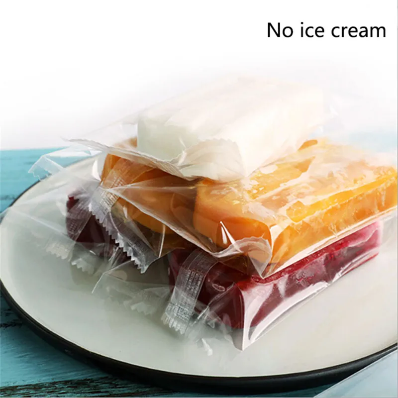 Transparent Ice lolly package Bag Lollipop Clear Plastic Bags Candy Ice Cream Sweets Baking Flat Wraps DIY Packaging Gift Bag