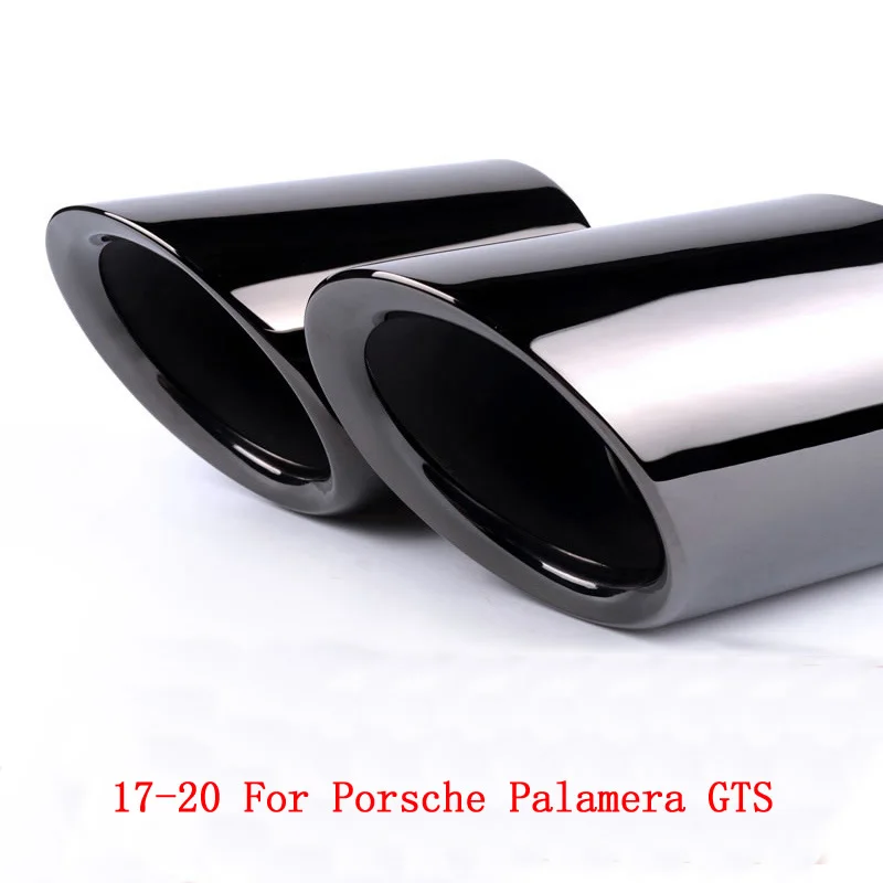 for Porsche 18-19 Cayenne modified tail throat 19 Macan Palamera 718GTS four out sports exhaust pipe muffler Tail throat