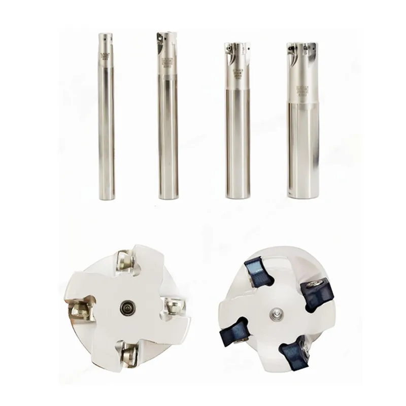 SANAI EXN03R Milling Cutter Bar HSS CNC Lathe Milling Tool Fast Feed Double-sided Cutting for Carbide Insert LNMU0303ZER