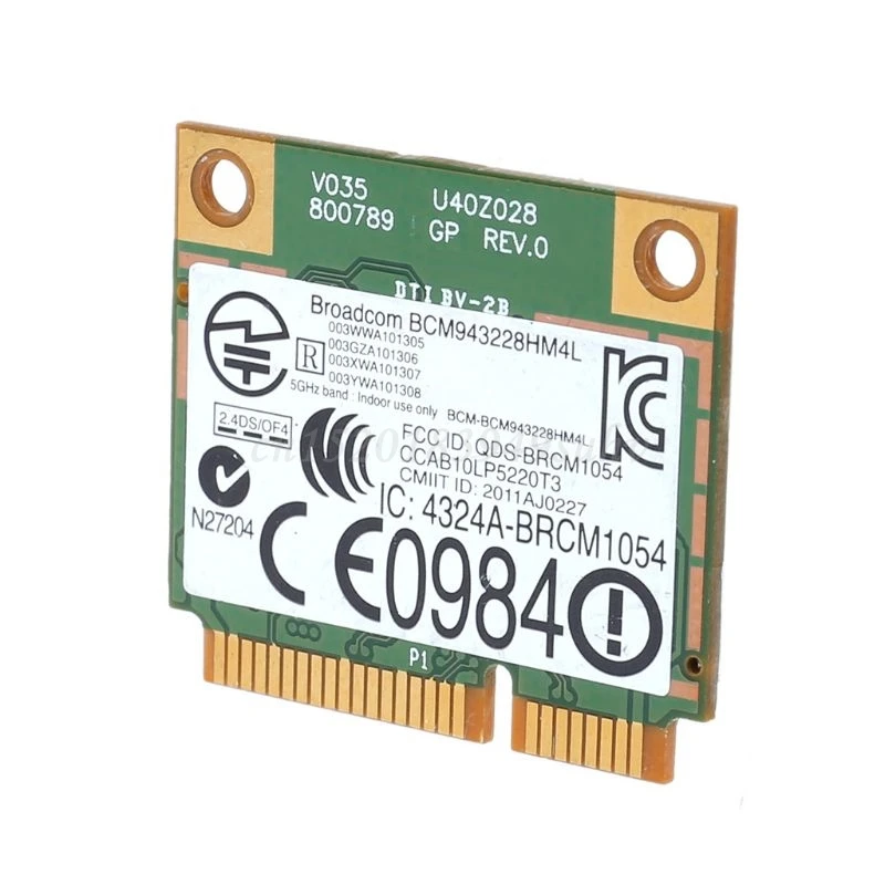 BCM4322 Drahtlose 802.11a/b/g/n Dual Band Mini Pci-e Wifi Karte DW1530 für Dell