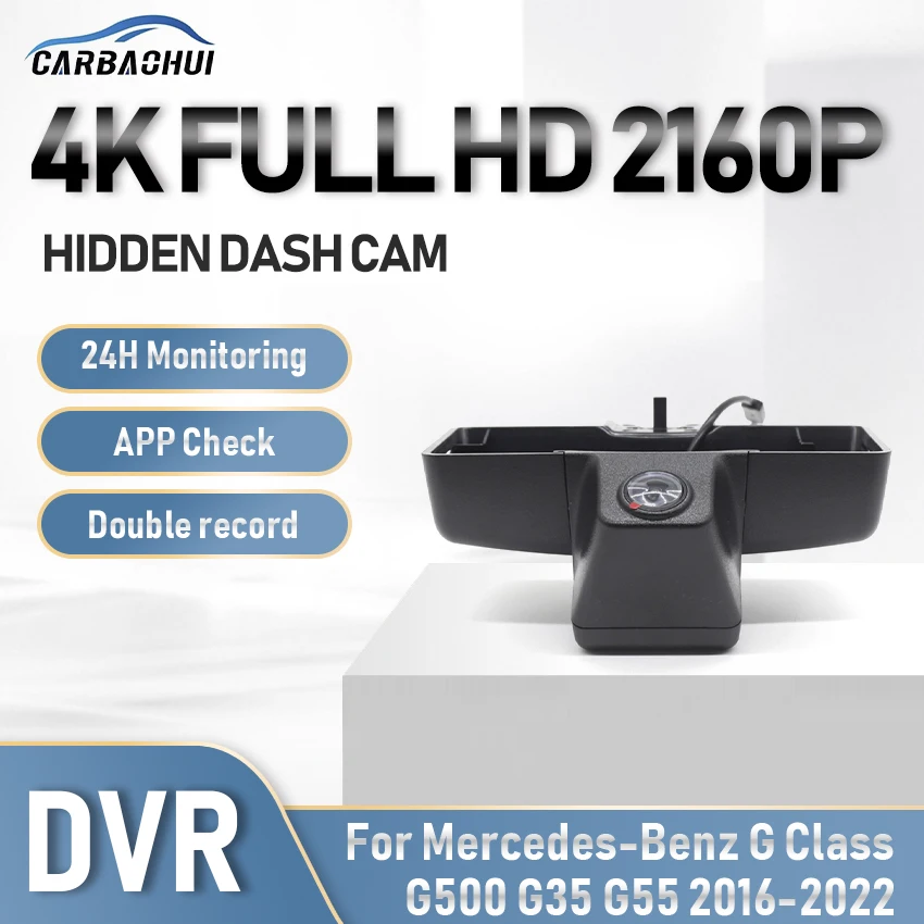 4K Car DVR Wifi Video Recorder Dash Cam Camera High quality Night vision Parking record For Mercedes Benz G Class G500 G35 G55