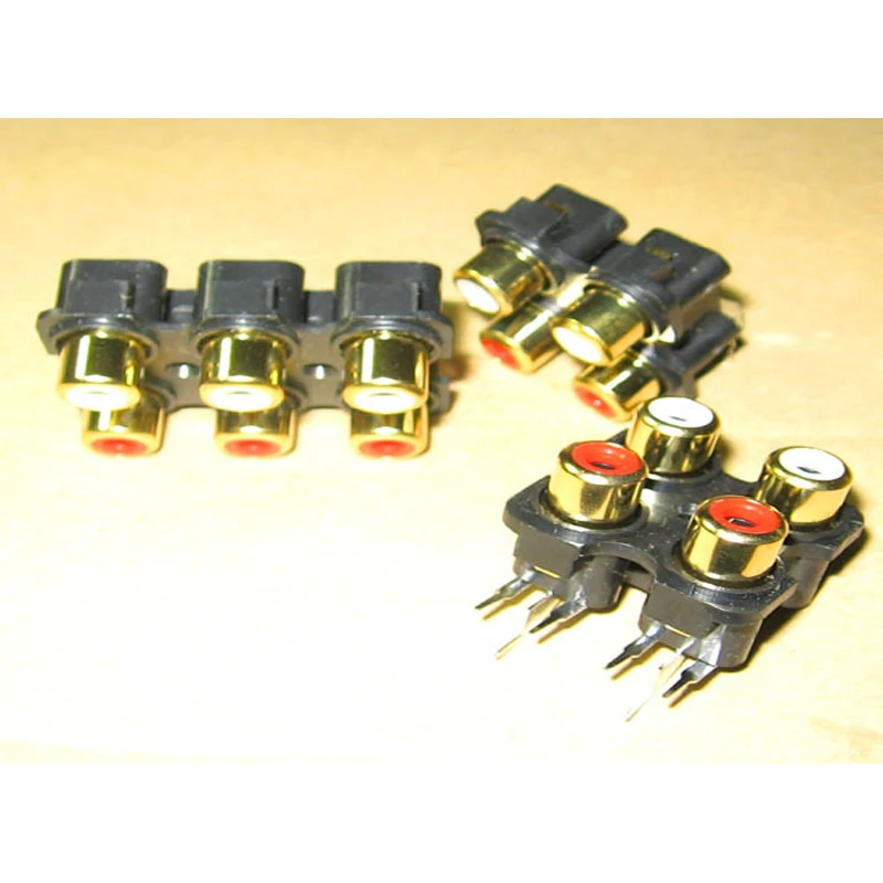 

Lotus Socket Power Amplifier Shell Case 4 Digits 6 Digits Gold-plated Input Lotus Socket Power Amplifier Chassis RCA