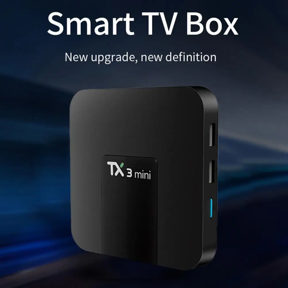 

TX3mini Set Top Box Quad-core Multiple Interfaces ABS US/EU/UK/AU Plug 8G 1080P Media Streamer TV Box for Android