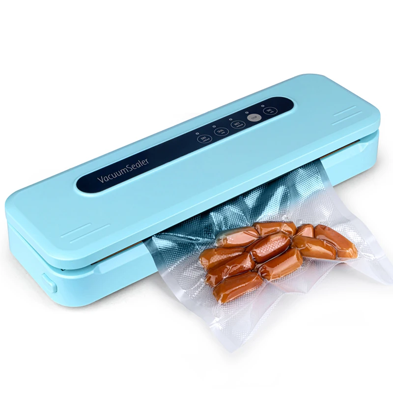 La macchina per sigillare la conservazione degli alimenti per uso domestico 110V della confezionatrice sottovuoto delfino bianca Include un sacchetto sottovuoto da 10 pezzi