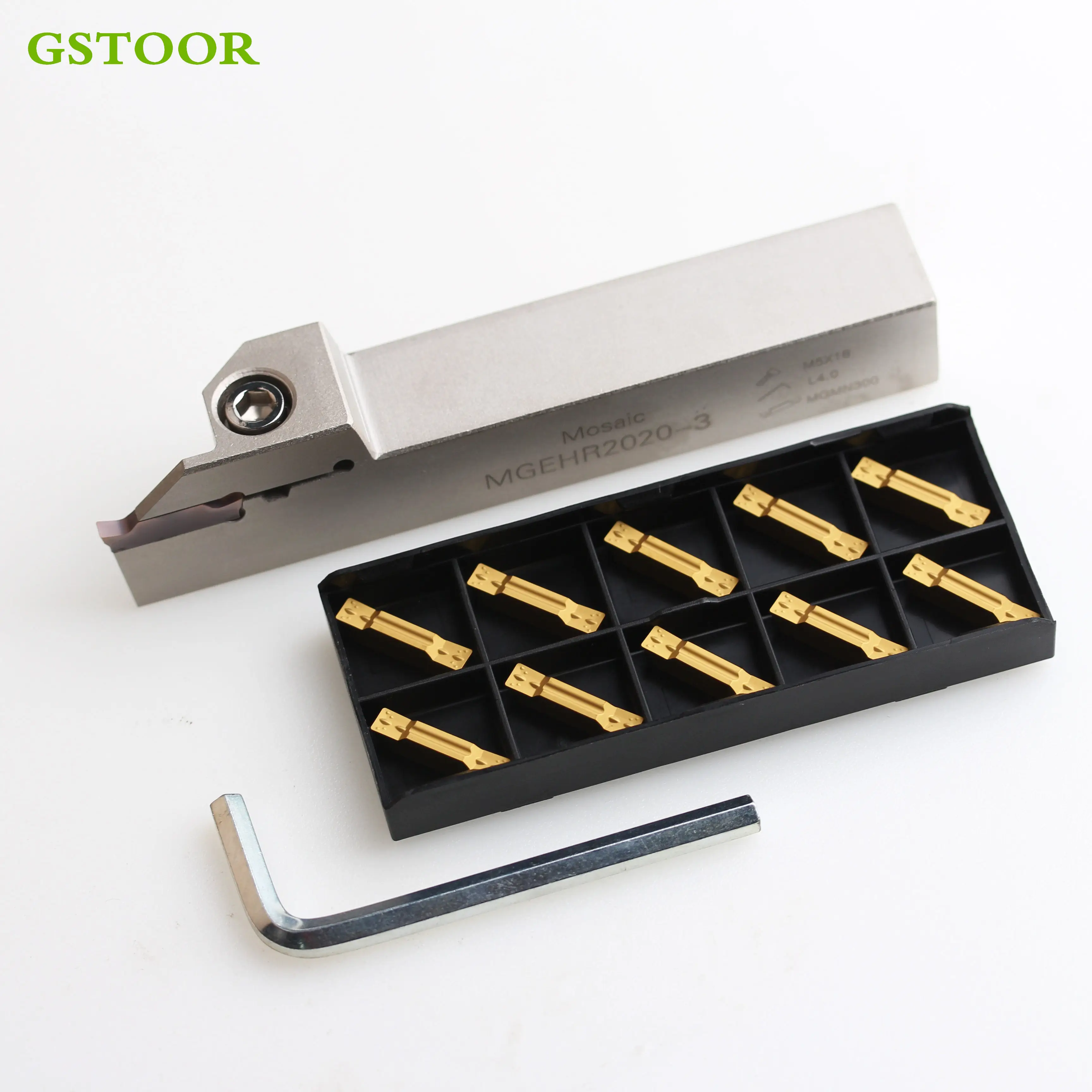 1PC MGEHR2525 MGEHL2525 1.5mm 2mm 2.5mm 3mm 4mm 5mm 6mm +10PCS Grooving Inserts CNC Lathe Turning Toolholder Cutter Sets