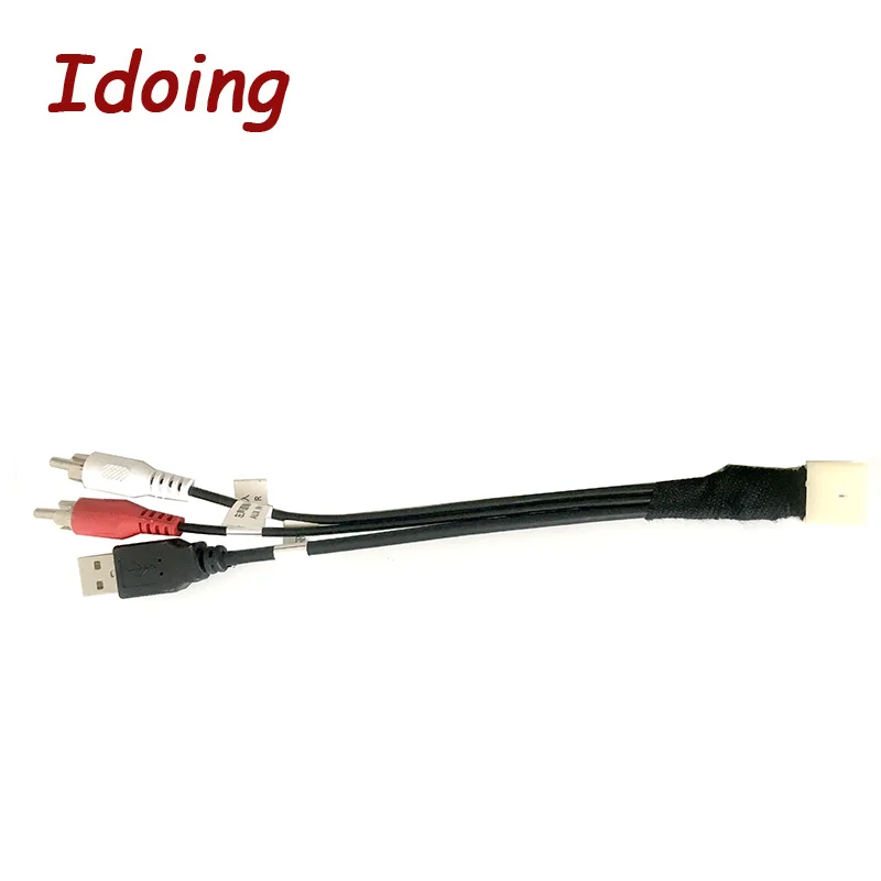 

Idoing Car radio Audio Wiring Harness Adapter Usb Cable for Subaru WRX