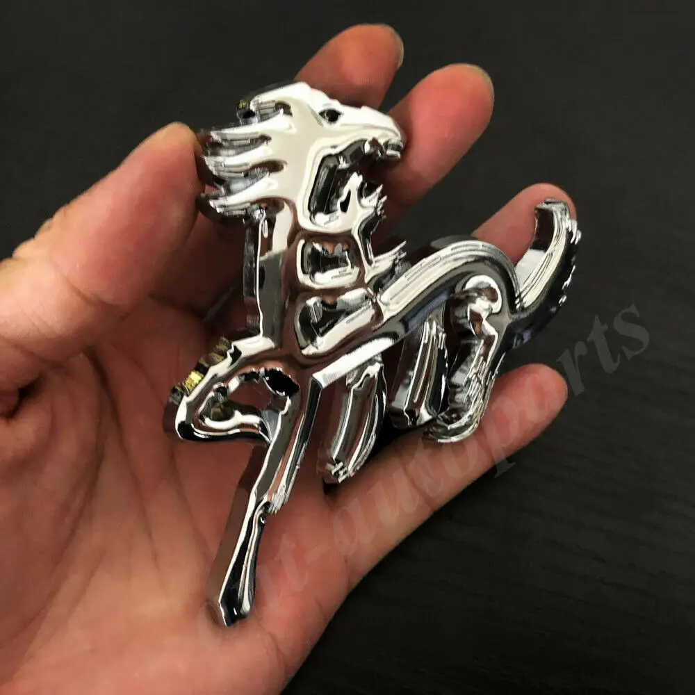 3D Big Metal Chinese Character Runing Horse Pony Car Emblem Badge Decal Sticker