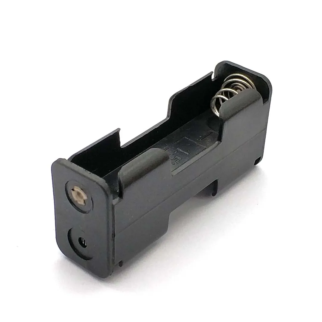 Boîte de rangement pour piles rechargeables, 2 x AA, 3V, dos à dos, avec structure mâle et femelle 9V