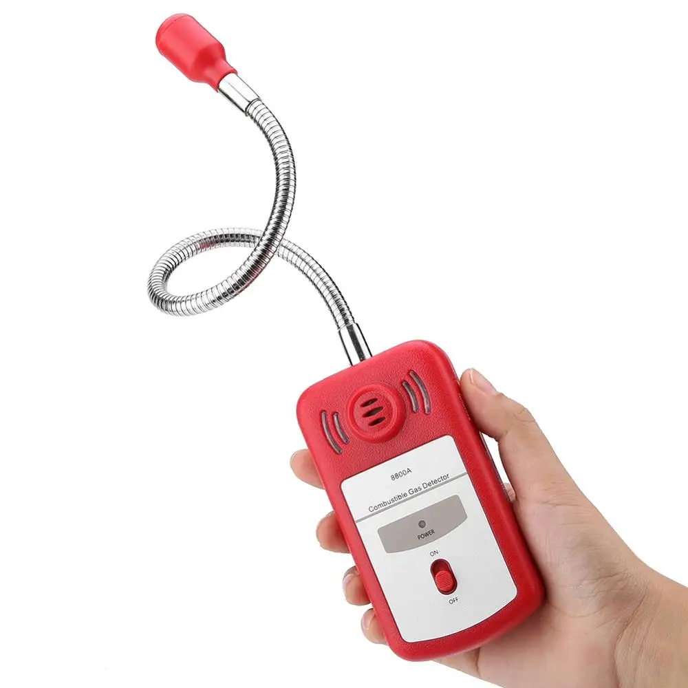 

High Accuracy PT8800A Gas Analyzer Combustible Gas Detector Gas Leakage Location Determine Tester with Sound and Light Alarm