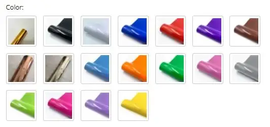 18 kleuren permanent zelfklevend vinyl voor ambachten criut silhouet expressie reliëf maken teken muur cup feestdecoratie