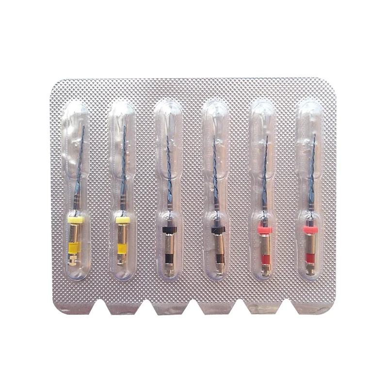 Dentale rote Reziprokationsfeilen R25 R40 R50, Reziprokierende Dental-NITI-Feilen, Endodontische NITI-Feilen, Wurzelkanal-Endo-Instrumente – Detail 9