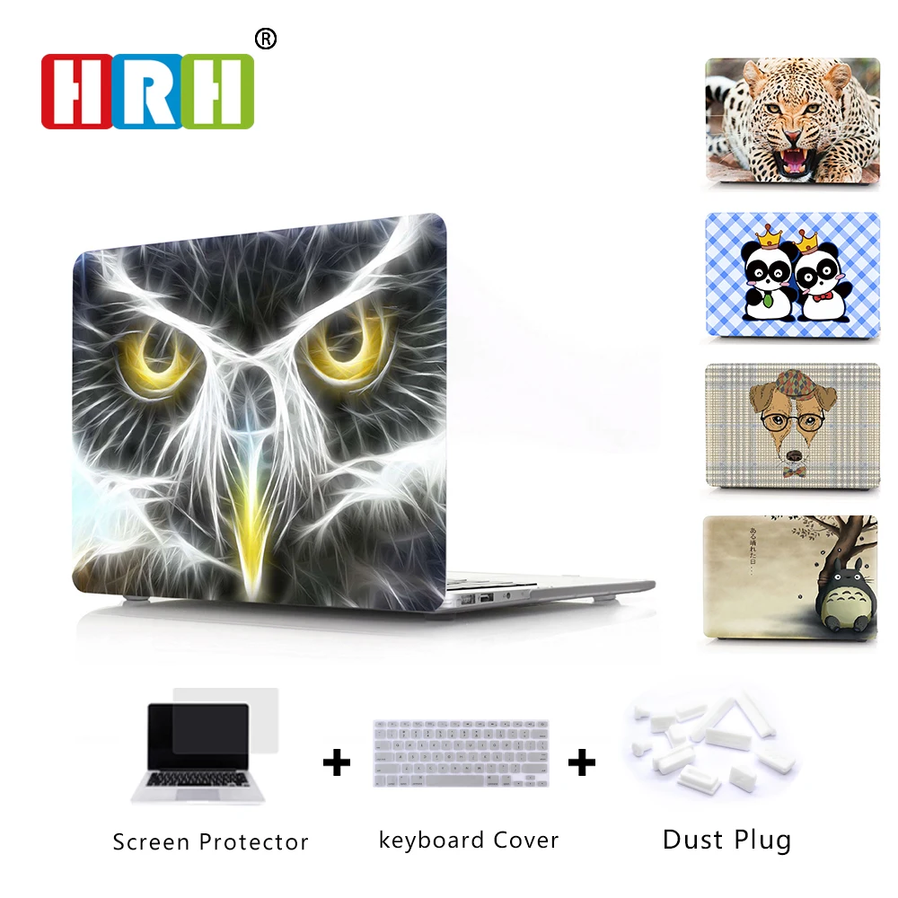 

HRH PC Cartoon Laptop Shell Protective Hard Case Sleeve for Macbook Air Pro Retina 13"12"15"11"16 A2159 A2141 2019 A2289 A2251