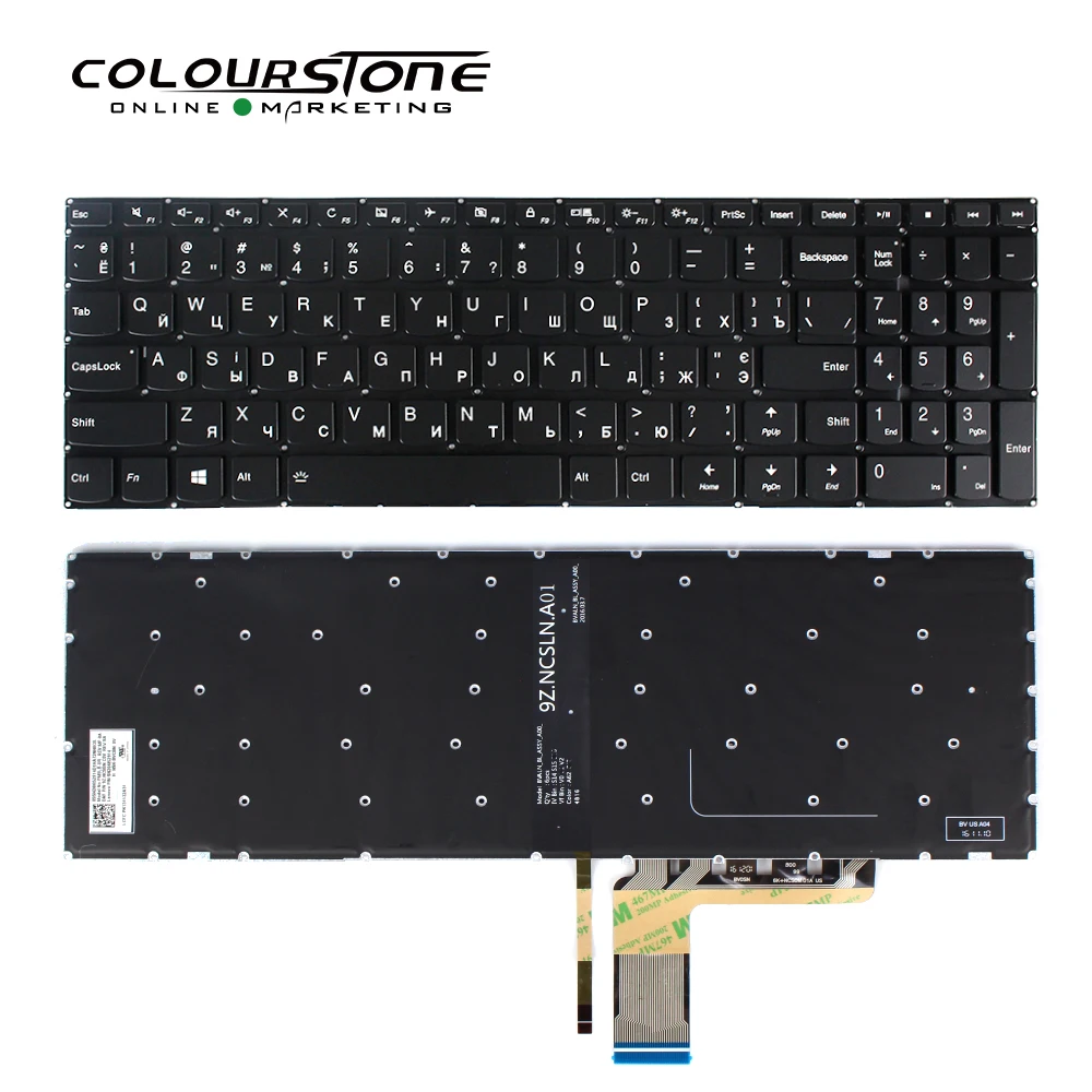 UA – clavier rétro-éclairé pour ordinateur portable Lenovo IdeaPad 310-15ABR 310-15IAP 310-15ISK 310-15IKB