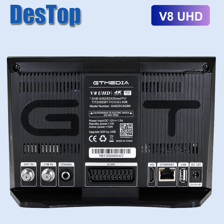 1 قطعة جديد Gtmedia V8 UHD V8X DVB-S2 استقبال الأقمار الصناعية بنيت Wifi دعم المريخ H.265 DVB-S/S2/S2X + T/T2/كابل/ATSC-C/ISDBT V8 PRO2