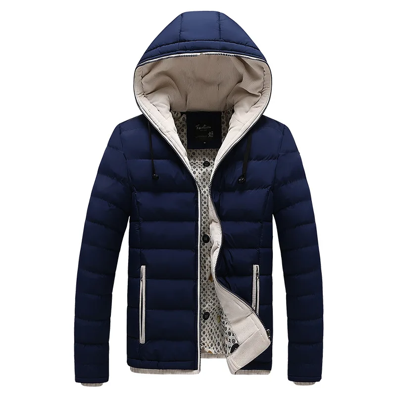 

Cotton-padded Clothes Men's Autumn And Winter Thick Light Business Casual Jacket Cotton-padded Clothes European And American-Sty