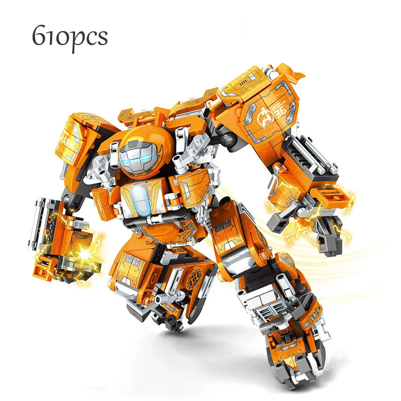 2022 Marl‘s Building Blocks Bricks Iron man Hulkbuster War Machine Super Heroes Avengers Infinity War Children Kids Toys Gifts