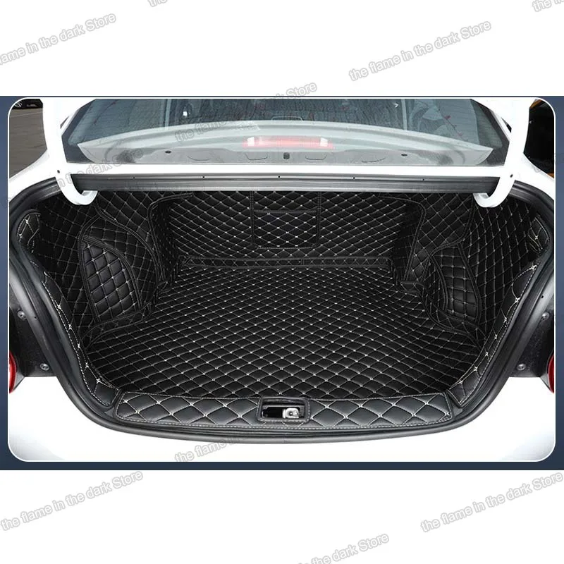 

Leather Car Trunk Mat Cargo Liner for mg 5 gt rear boot 2020 2021 2022 accessories auto styling luggage full cover seat mg5