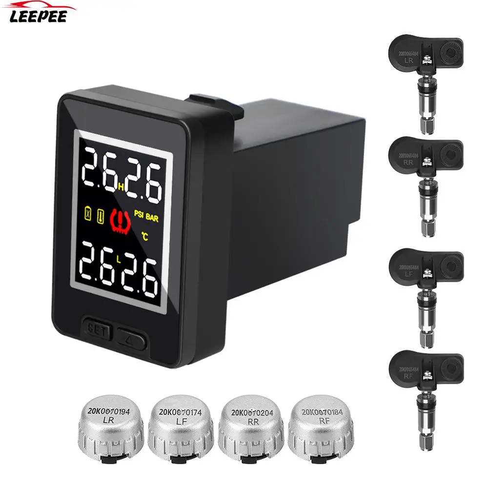 Customized Car TPMS Sensors Tire Pressure Monitor System On Board Computer Digital Automotive Accessories For Toyota Mitsubishi