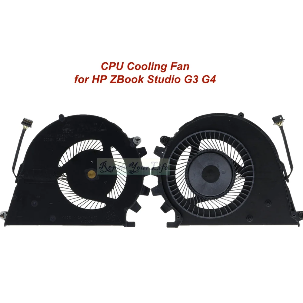 Laptop CPU GPU Cooling Fan For HP ZBook Studio G3 G4 Notebook Fans Cooler Radiator NS75C07-15C04 NS75C08-15C05 922945 840960-001