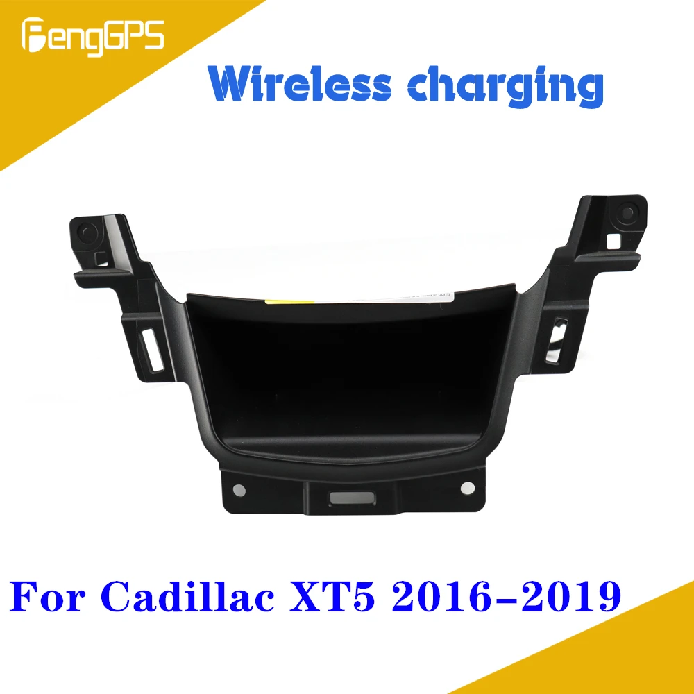 Quick Wireless Charger For Cadillac XT5 2016 2017 2018 2019 Fast Mobile Phone 10W Hidden Car Dashboard Holder Charging Pad