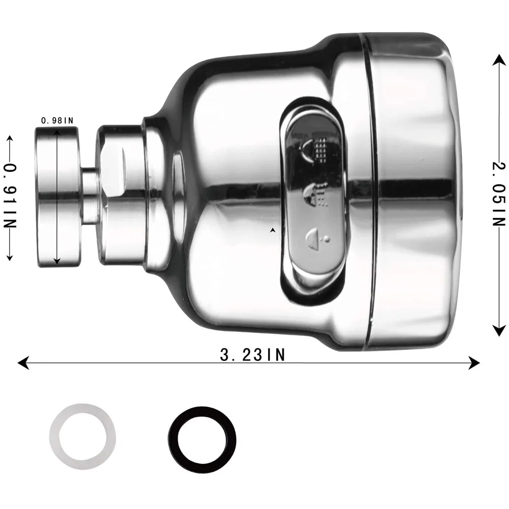 Aireador de grifo de cocina giratorio de 360 grados, difusor de filtro de pulverizador de modo Dual ajustable, boquilla de ahorro de agua, conector de grifo de baño