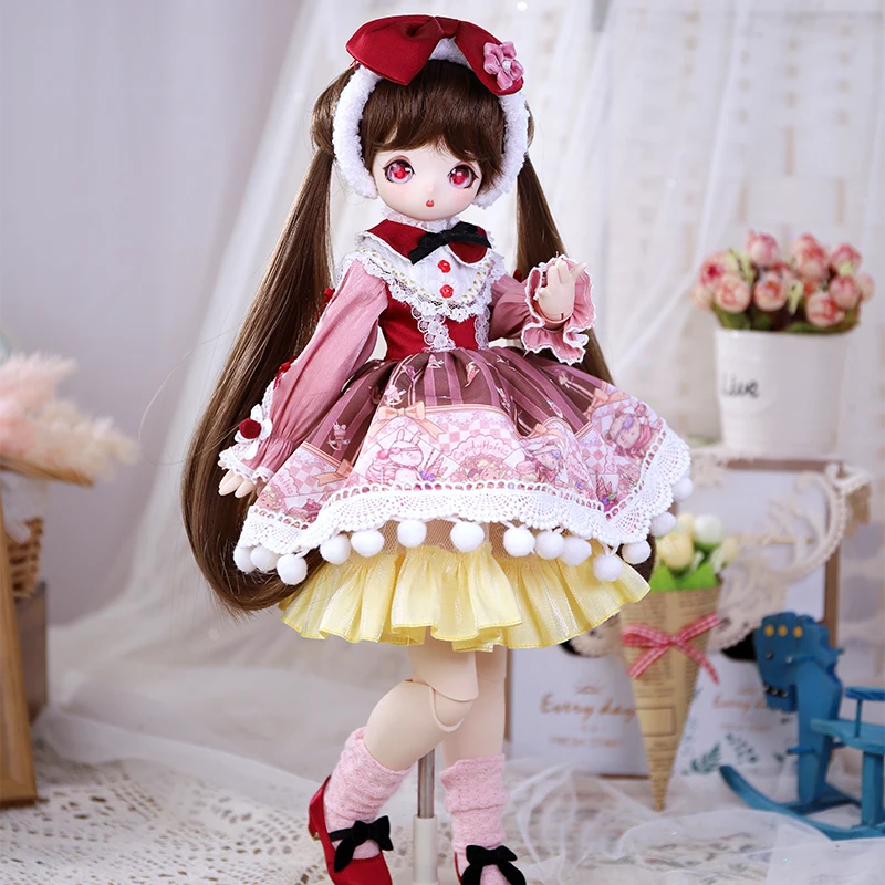 ICY DBS 1/4 BJD Dream Fairy Doll ANIME TOY Mechanical Joint Body Collection Doll Including Clothes Shoes Official Makeup 40cm SD