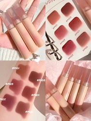 Judydoll Matte Watery Tint Lip Cream Mist Texture Lip Gel Liquid Lipstick Womon Beauty Makeup