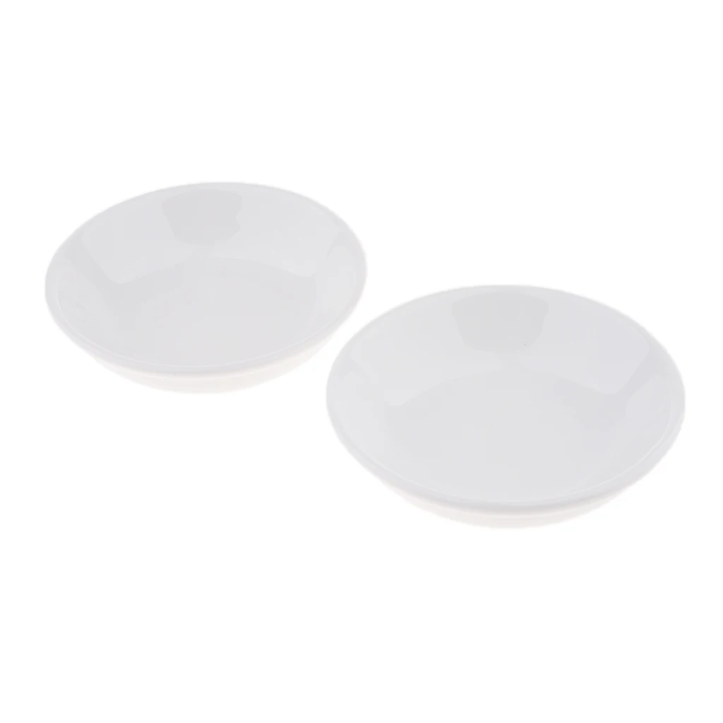 2 Pcs Ceramic Aroma Lamp Dish Plate Lid for Electric Fragrance Diffuser Lamp Oil