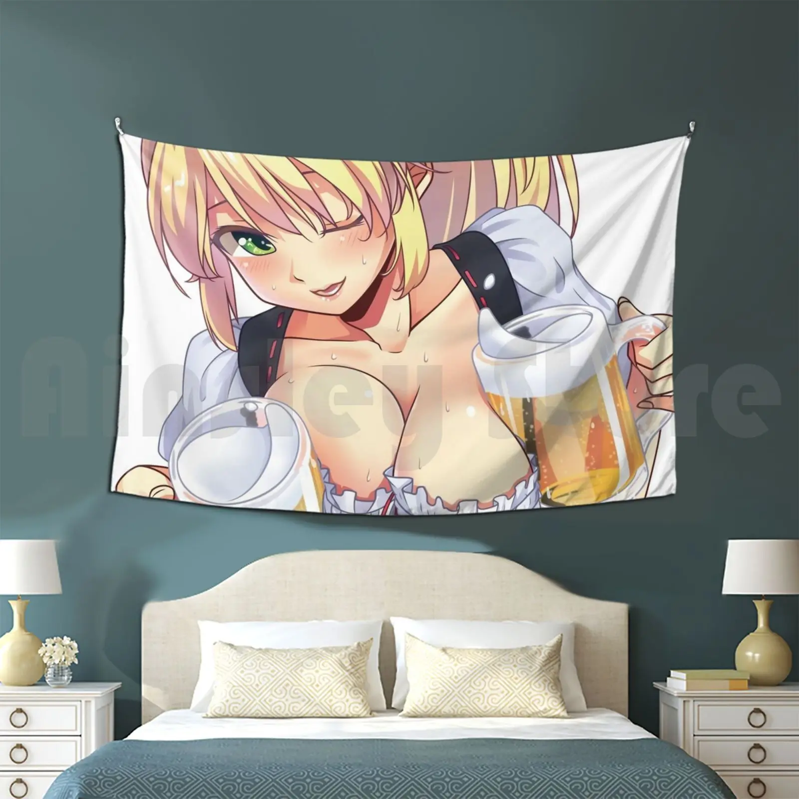 Hentai Ecchi Anime Girl Eroge Beer Sticker Tapestry Background Wall Hanging Hentai Ecchi Anime Girl Eroge Animated