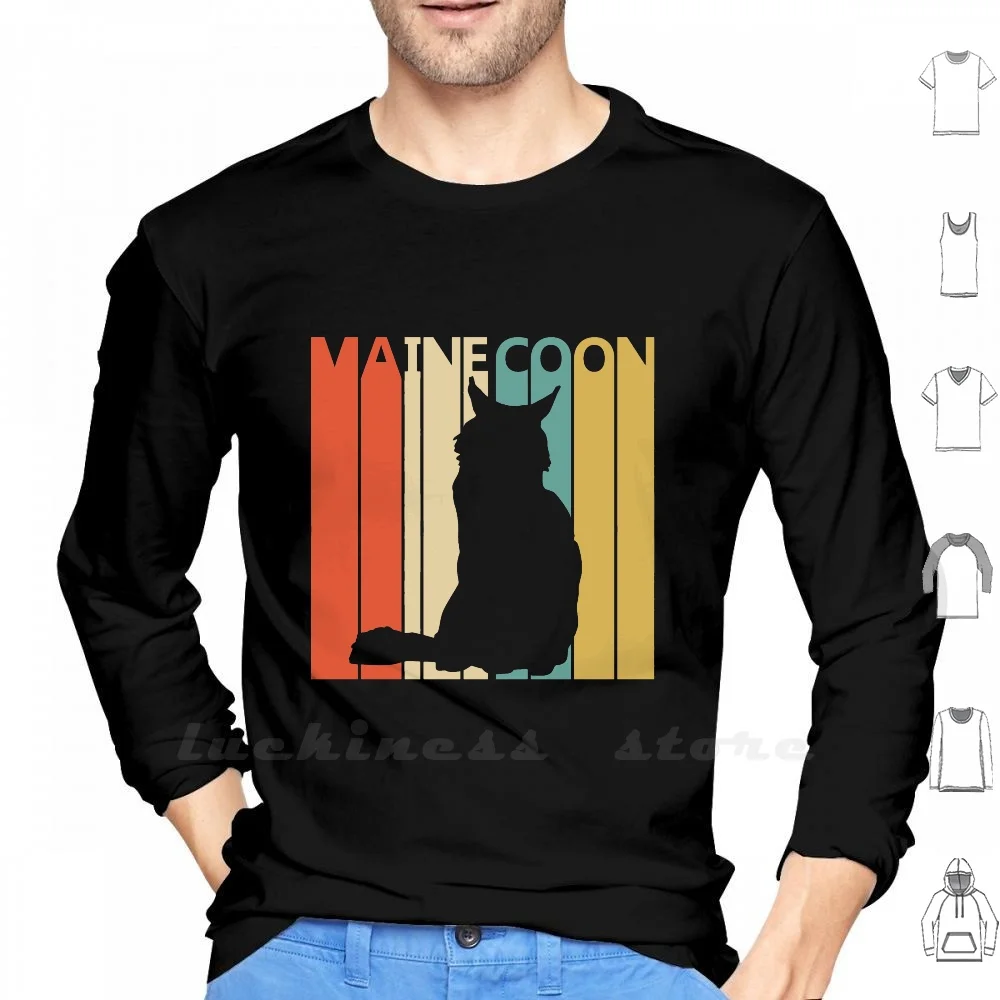 Maine Coon Cat Long Sleeve T Shirt Maine Coon Maine Coon Cat Maine Coon Cat Gift Maine Coon Mom Maine Coon Dad