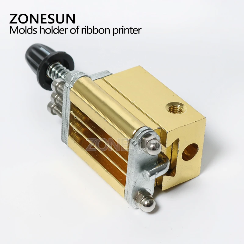 Mould holder of ribbon printer DY8 HP241 coding device heat head of stamping printer heat block of printer letter die cave