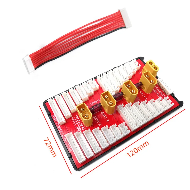 RC 2-6S 2-8S T / XT60 / XT90 / XT30 / JST Lipo Akku Parallel-Ladeplatte für Imax B6 B6AC B8 Schnellladung für RC-Modelle – Detail 30