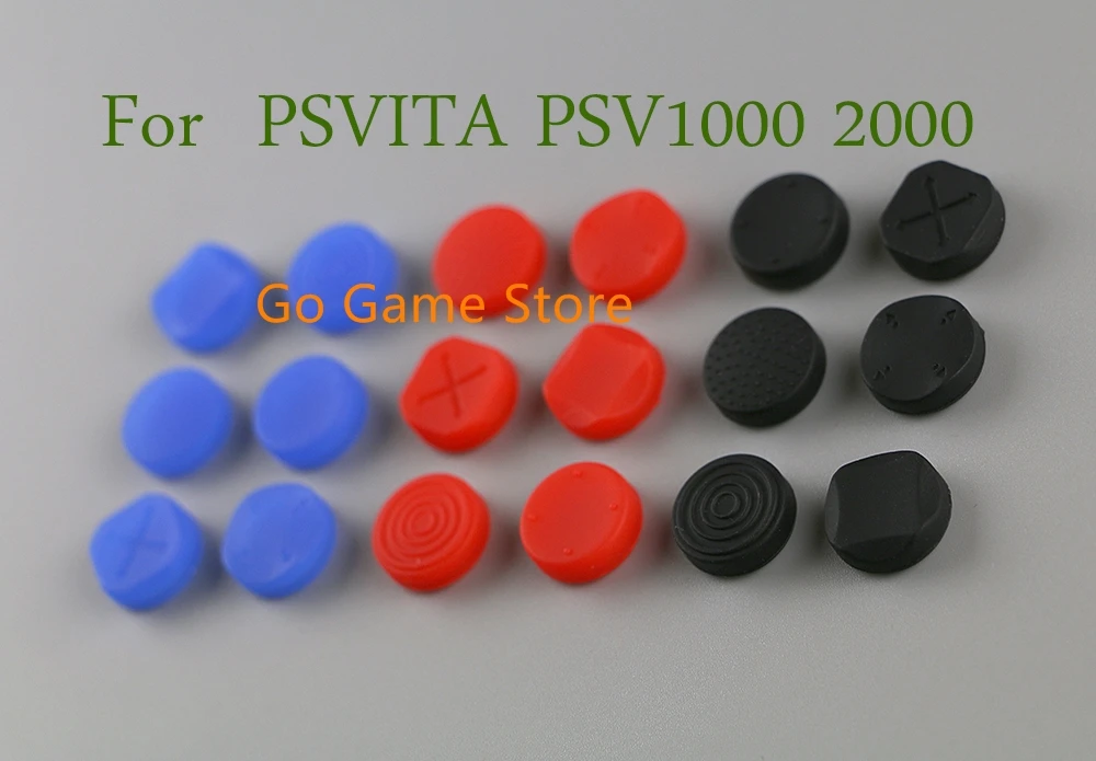 

20 комплектов для PSV 2000 защитные колпачки для кнопок 6 в 1 Силиконовые аналоговые колпачки для джойстика