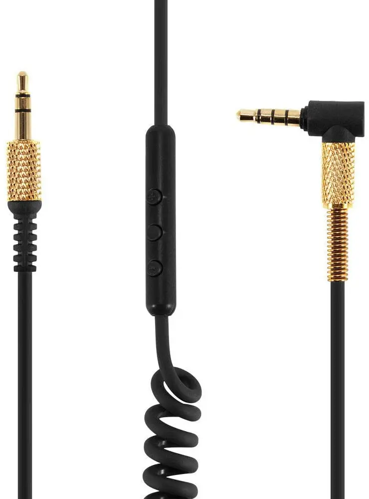 سماعة الصوت كابل استبدال ل مارشال مراقب/الكبرى II 2/الرئيسية III 3/منتصف BT 3.5 مللي متر ذكر إلى سلك ذكر كابل