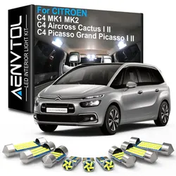 AENVTOL Canbus For Citroen C4 MK1 MK2 B7 Picasso Grand Picasso I II Aircross Cactus 2004-2020 Accessories Interior Light LED Kit