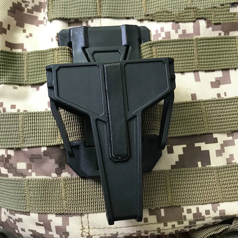 Molle Holster Magazine Set Attachment Plate Carrier Belt Body Armor Load Bearing Vest Bag Pouch Holster Platform Adapter