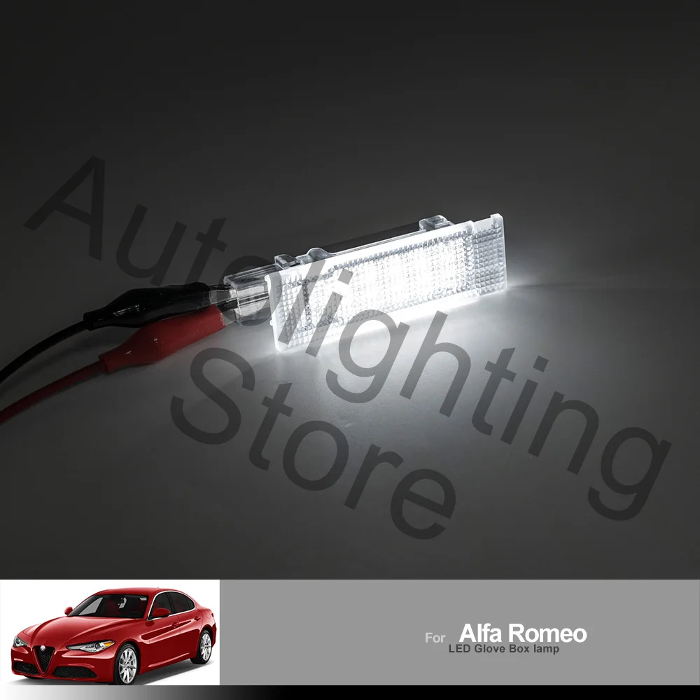 1Pc For Alfa Romeo 166 159 Giulietta Stelvio Mito LED Car Door Interior Ceiling Lamp Courtesy Welcome Lights