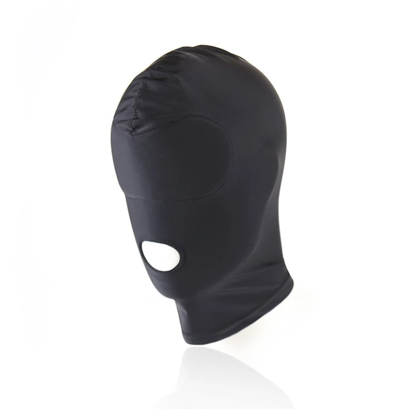 BDSM Bondage Sex Mask Hood 4 Styles Men\'s Accessories Sensory Deprivation Elastic Slave Mask Fetish Hood Adult Toys for Sex Game