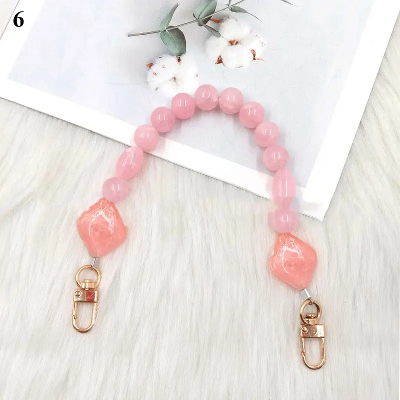 DIY Replaceable Bag Handle Bead Mobile Phone Chain Bag Accessories Handbag Strap All-match Acrylic Shoulder Bags Belts