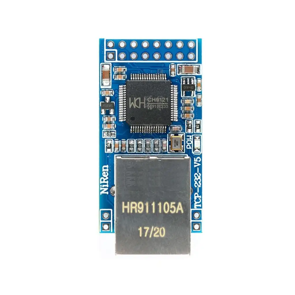 Módulo de rede tcp/ip 51/stm32 3.3v 5v ch9121 módulo de rede uart porta serial ao módulo ethernet servidor serial