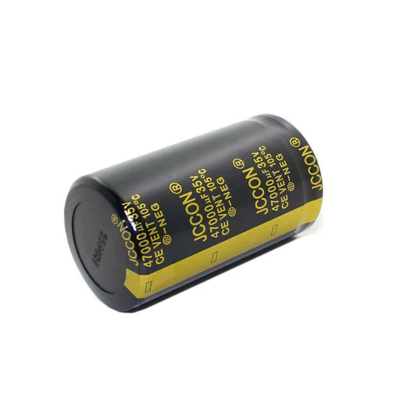 35v47000uf JCCON سميكة القدم كهربائيا مكثف حجم 35*60 العاكس السلطة مكبر للصوت الصوت مكثف الطاقة