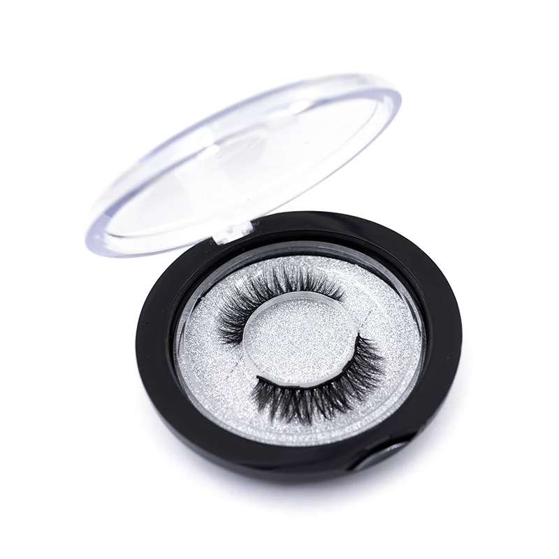 1 คู่ 3D Magnetic Eyelashes ชุดแม่เหล็กอายไลเนอร์ 5 MAGNET Lashes & แหนบชุดกันน้ำขนตายาว EXTENSION