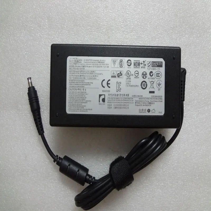 

NEW 19V 6.32A 120W PA-1121-98 AC Adapter For Samsung Odyessy NP800G5M-X01US AD-12019A AIO PC Original Puryuan Charger