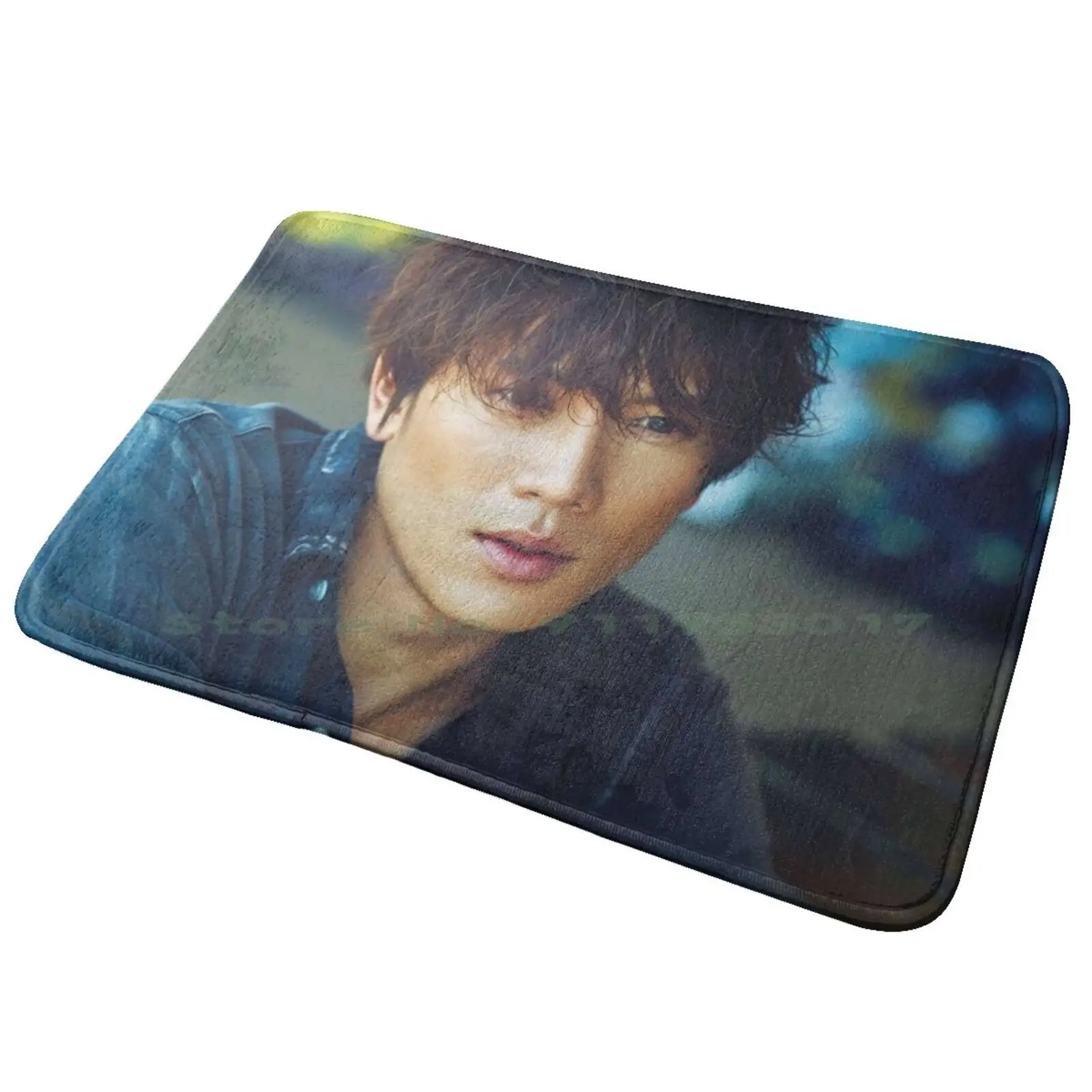 Ji Sung Entrance Door Mat Bath Mat Rug Kawaii Arcoiris Neck Item Funny Colorful Green Red Pink Happy Birthday Magic Halloween